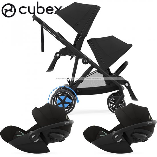 Cybex - E-Gazelle S Duo Gemellare Con Cloud G Isize