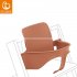 Stokke - Stokke Tripp Trapp Baby Set 2 Terracotta