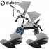 Cybex - E-Gazelle S Duo Gemellare Con Cloud G Isize Stone Grey