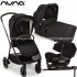 Nuna - Triv Next Trio Con Arra Flex E Base Caviar Chocolate