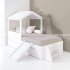 Alondra - Bianca Quattro Lettino Completo Con Cassetti M1100 White