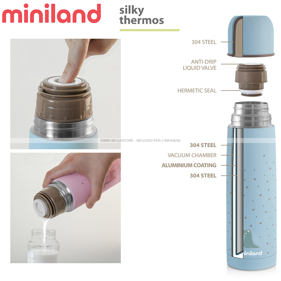 Miniland Termo Silky Rosa 500 ml - Atida
